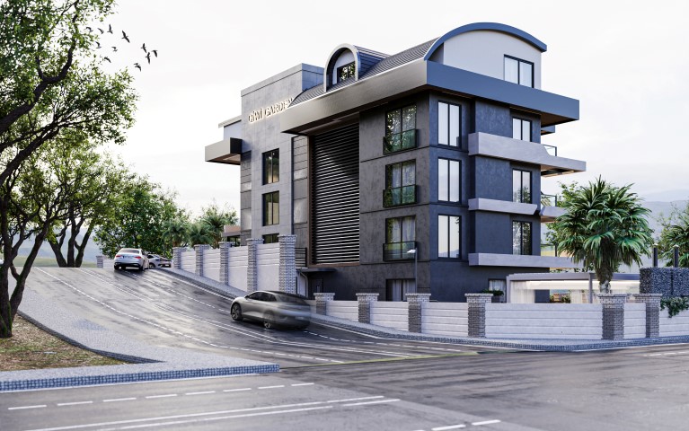 New modern project in Turkey at the construction stage in Jikjilli district, Alanya - Umbrella Group - Photo 4