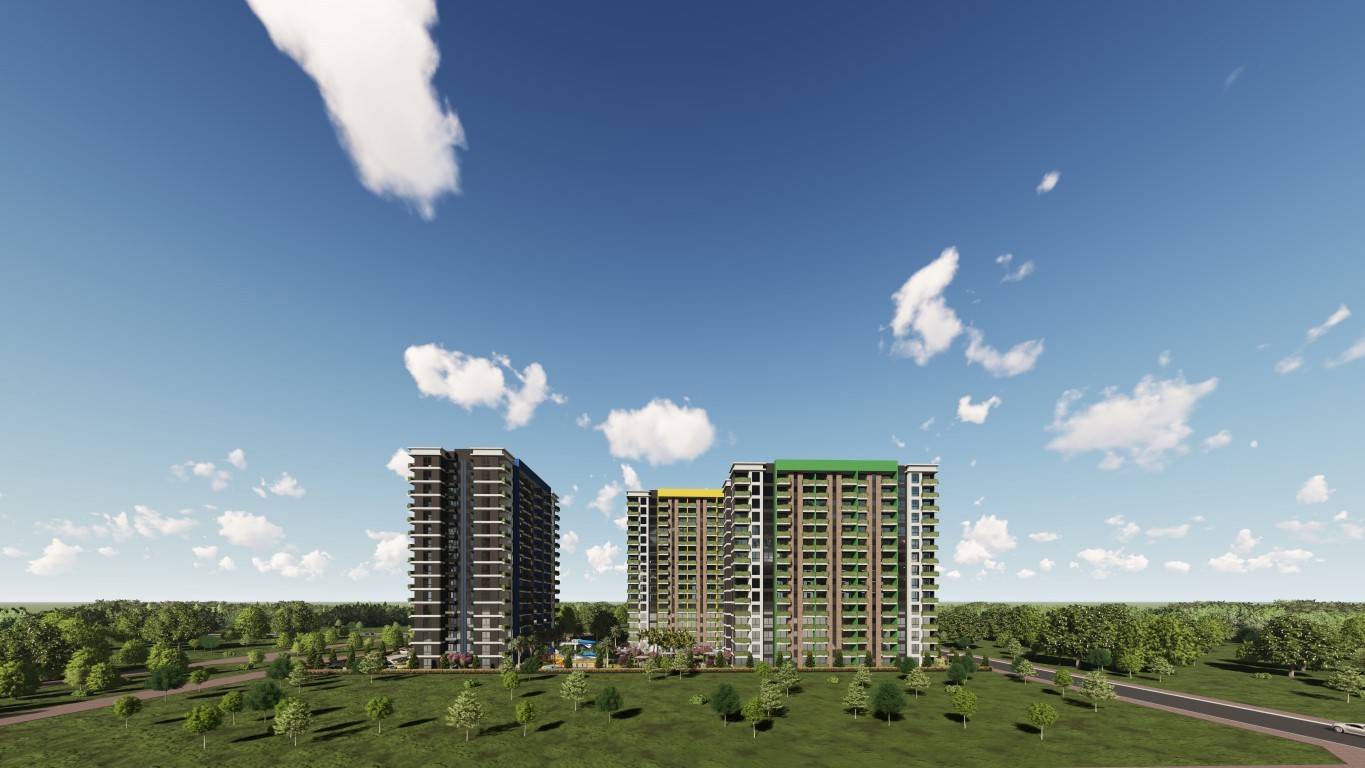 New cozy residential complex in the Erdemley area, 2+1, 3+1 apartments - Umbrella Group - Photo 2