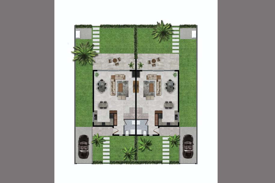 Project of a modern residential complex in Northern Cyprus in the area of Famagusta, apartment layout 1+1, 2+1 - Umbrella Group - Photo 16
