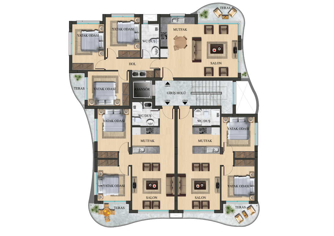 New modern project in Northern Cyprus, located in the area of Famagusta, with a layout of 2+1 - Umbrella Group - Photo 9