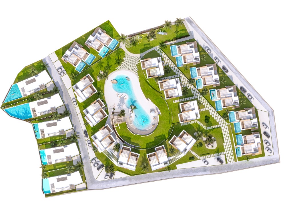 New project of villas and apartments in Northern Cyprus with sea view, Kyrenia town - Umbrella Group - Photo 2