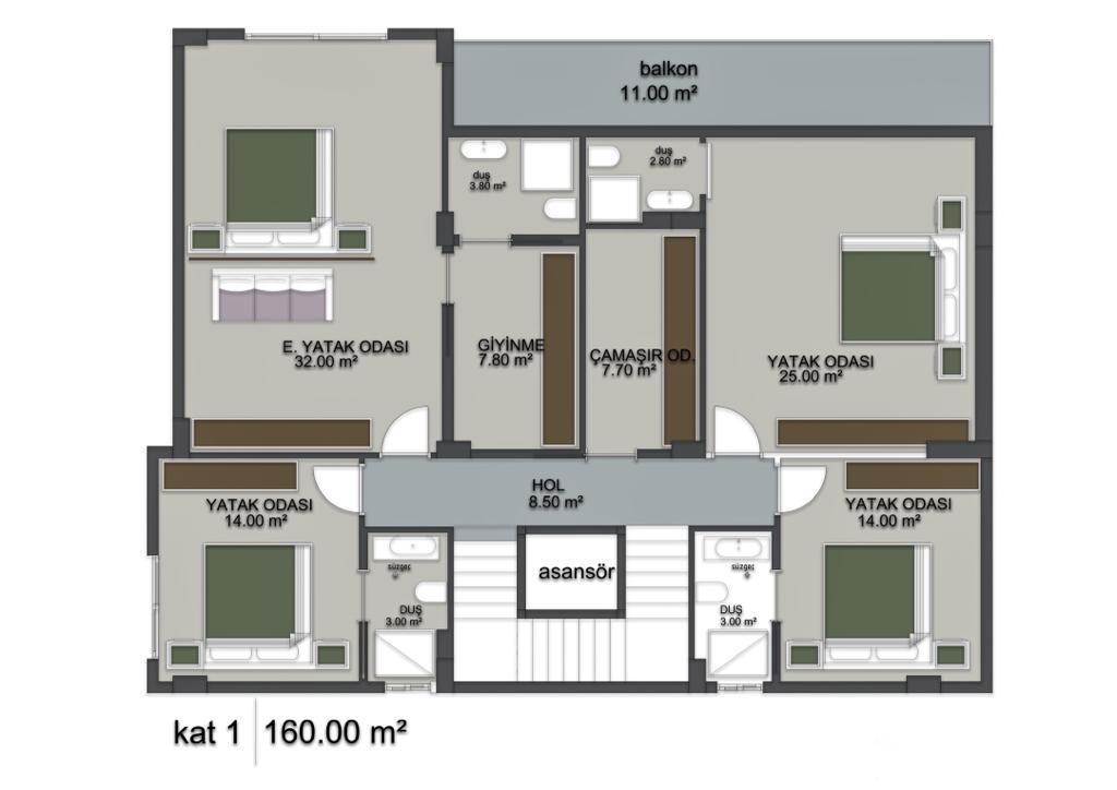 Villa under construction 4+1 in Fethiye - Umbrella Group - Photo 10