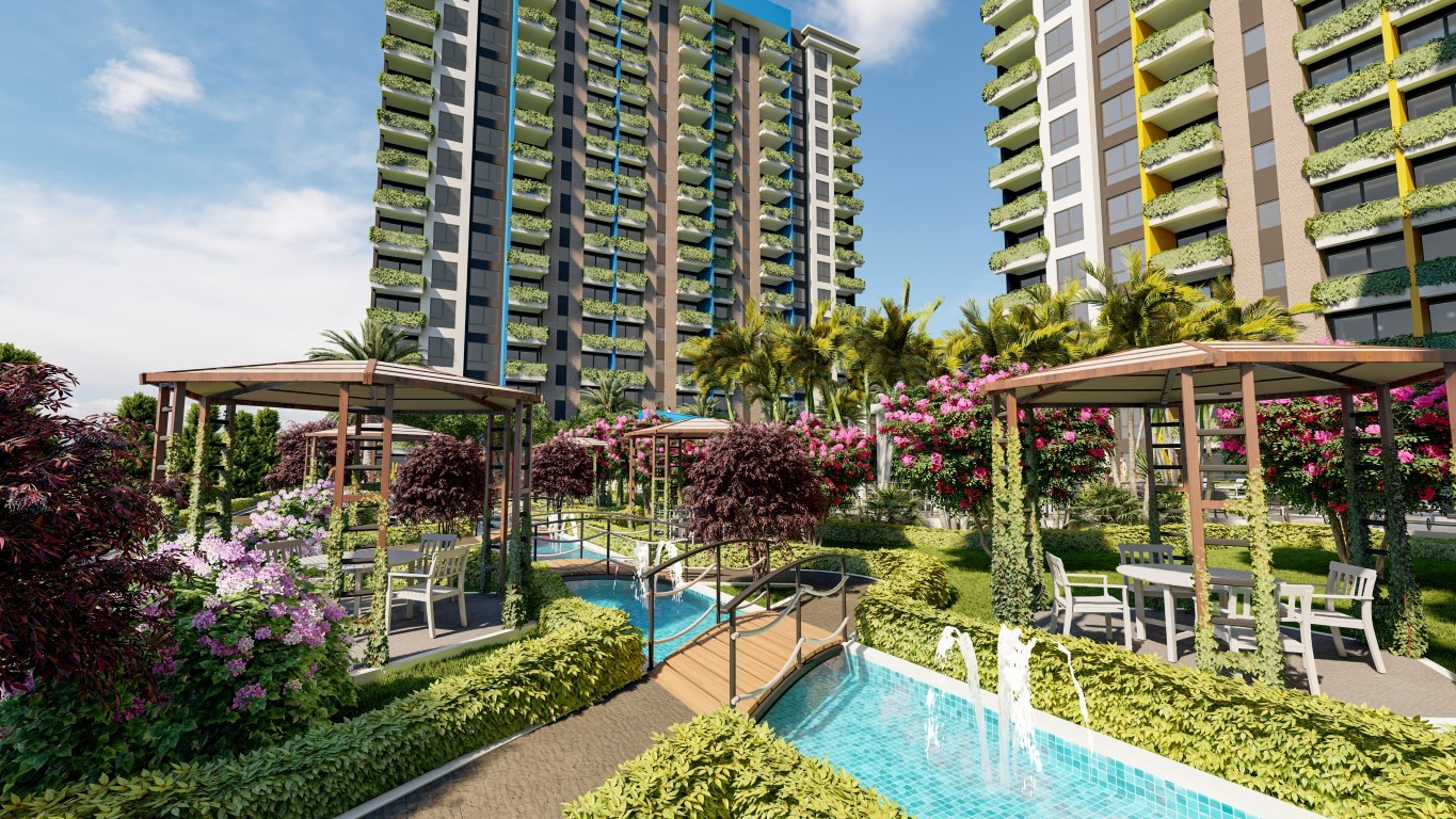 New cozy residential complex in the Erdemley area, 2+1, 3+1 apartments - Umbrella Group - Photo 9
