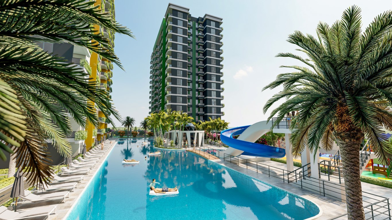 New cozy residential complex in the Erdemley area, 2+1, 3+1 apartments - Umbrella Group - Photo 12