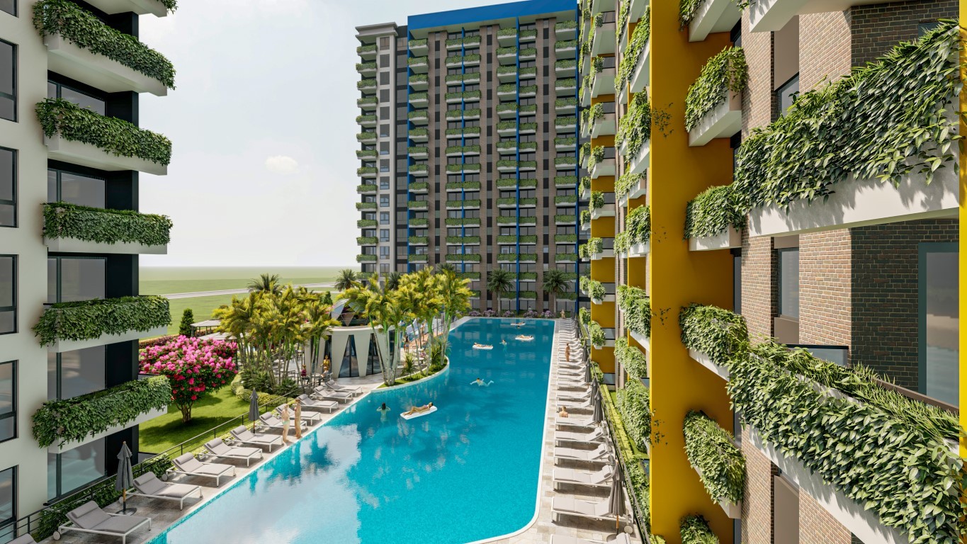 New cozy residential complex in the Erdemley area, 2+1, 3+1 apartments - Umbrella Group - Photo 6