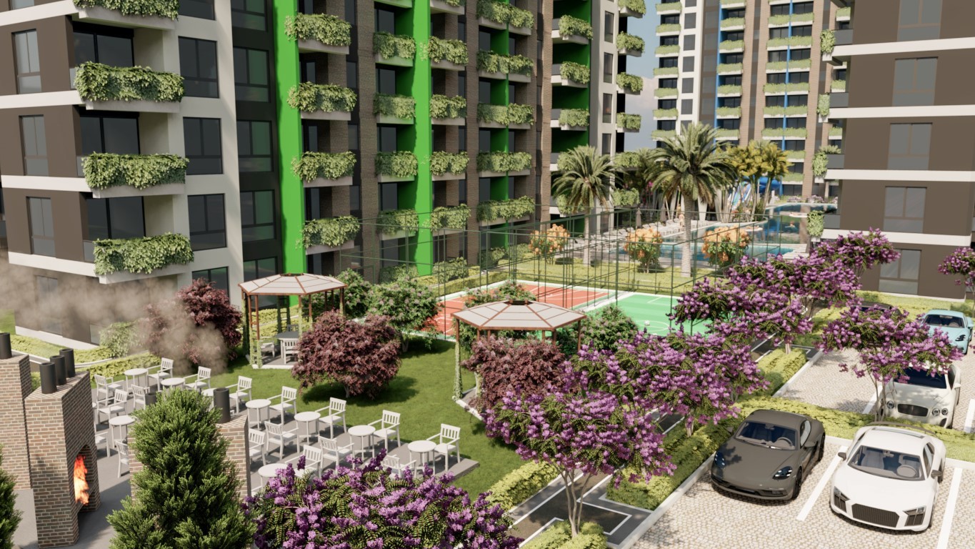 New cozy residential complex in the Erdemley area, 2+1, 3+1 apartments - Umbrella Group - Photo 8