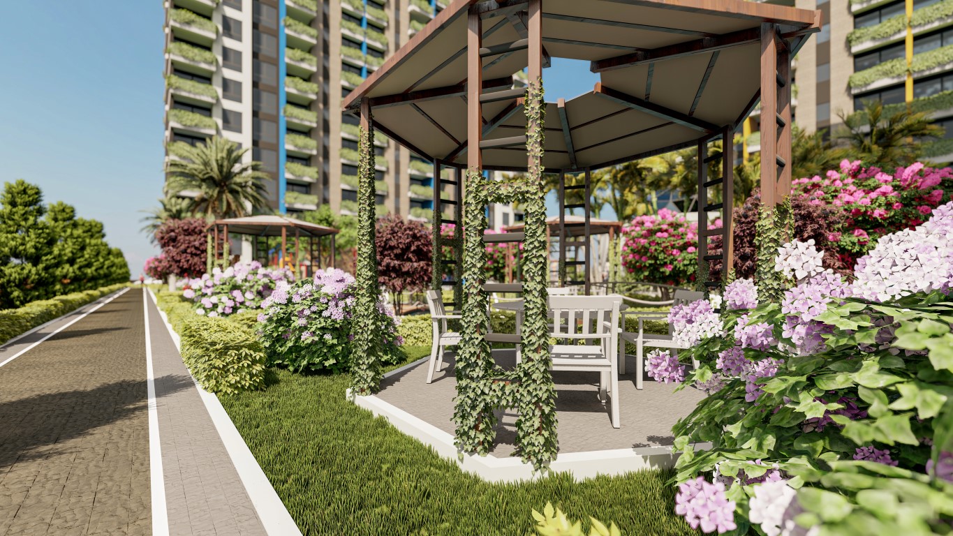 New cozy residential complex in the Erdemley area, 2+1, 3+1 apartments - Umbrella Group - Photo 10