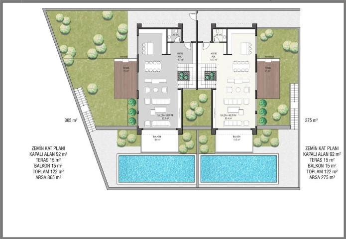 Design of modern premium villas in the Tepe area, apartments 4+1, 5+1, 6+1 - Umbrella Group - Photo 29