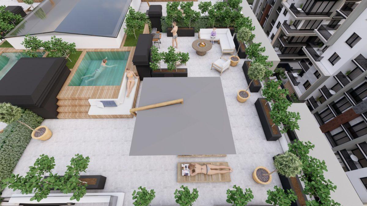 New modern project in Northern Cyprus, Kyrenia, with plans 1+1, 2+1 and 3+1 - Umbrella Group - Photo 7