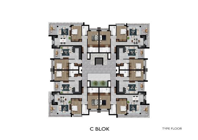 New modern project in Northern Cyprus, Kyrenia, with plans 1+1, 2+1 and 3+1 - Umbrella Group - Photo 20