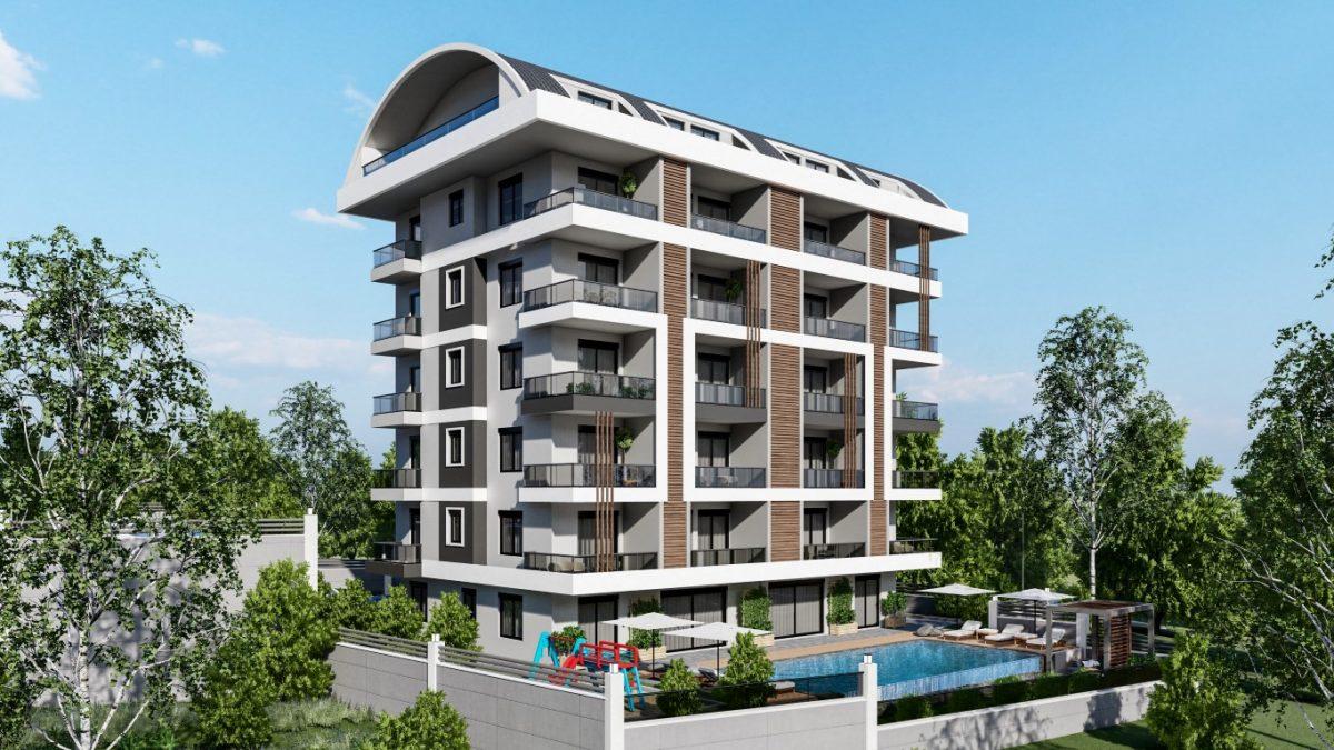 Apartments under construction in Alanya, Jikgilli district - Umbrella Group