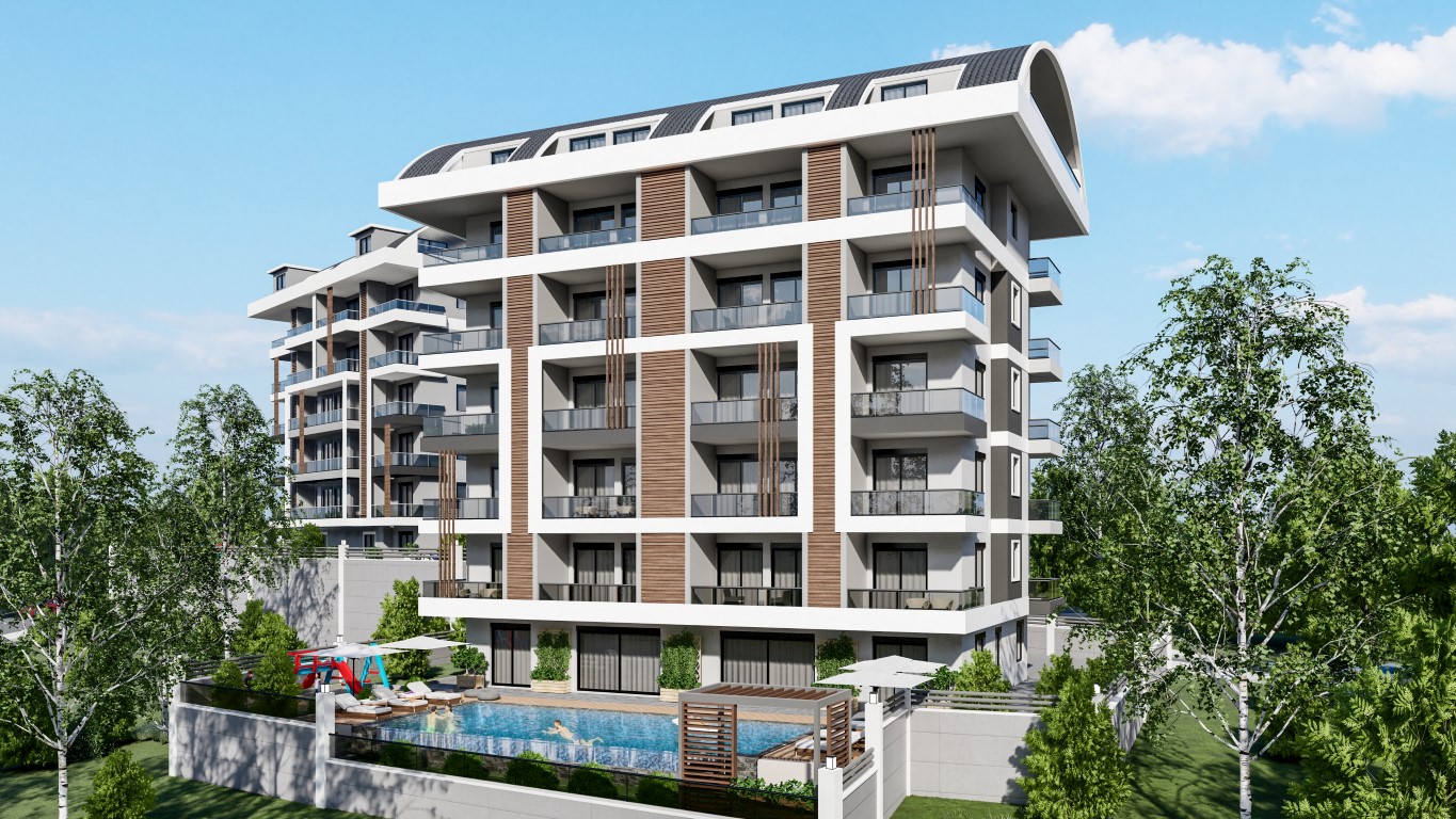 Apartments under construction in Alanya, Jikgilli district - Umbrella Group - Photo 4