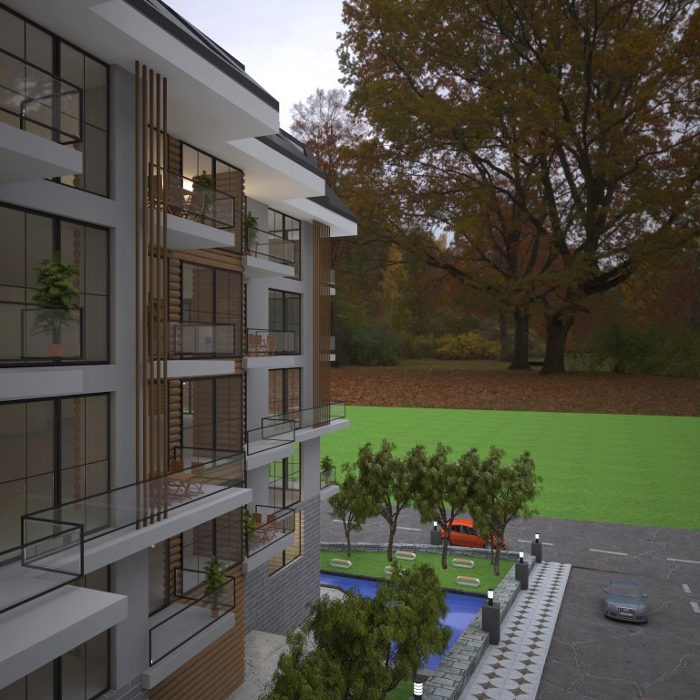 Modern residential complex in Demirtaş district, with apartments of 1+1, 2+1, 3+1 - Umbrella Group - Photo 12