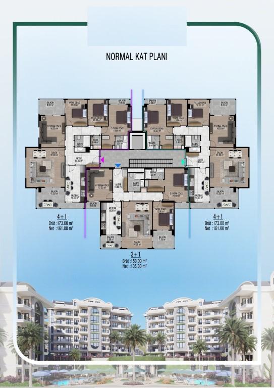 New attractive residential complex with 3+1 and 4+1 spacious layouts in the Gazipasha area - Umbrella Group - Photo 27