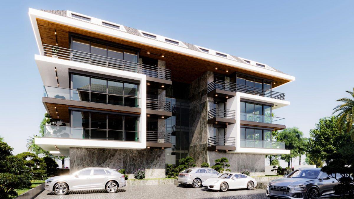 New residential complex with spacious apartments 50 m from the sea, Okudjalar district - Umbrella Group - Photo 8