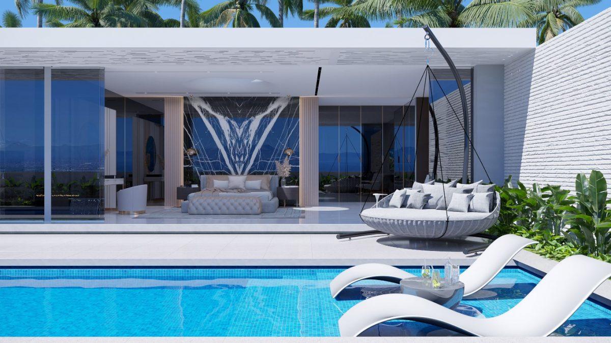 Modern California style villa complex with panoramic ceilings in Bali, Bukit - Umbrella Group - Photo 3