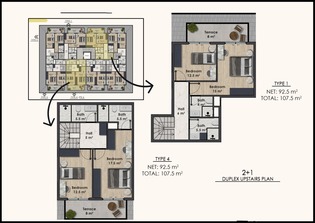 New residential complex with spacious apartments 50 m from the sea, Okudjalar district - Umbrella Group - Photo 19