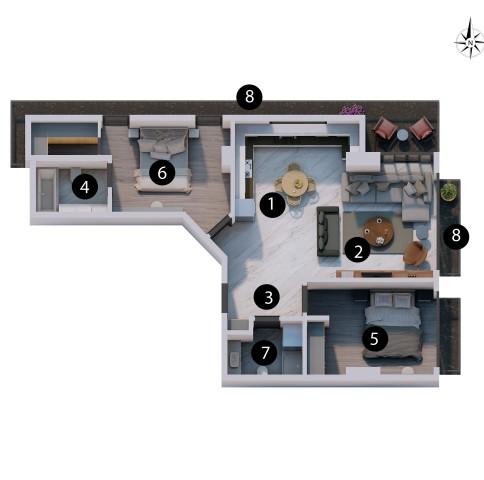 Apartments under construction in Antalya, Lara district - Umbrella Group - Photo 21