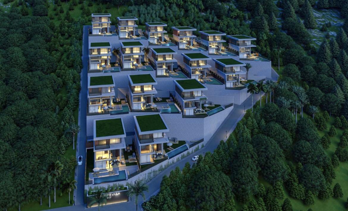 New design of villas with fortress and sea view, Tepe district - Umbrella Group - Photo 4