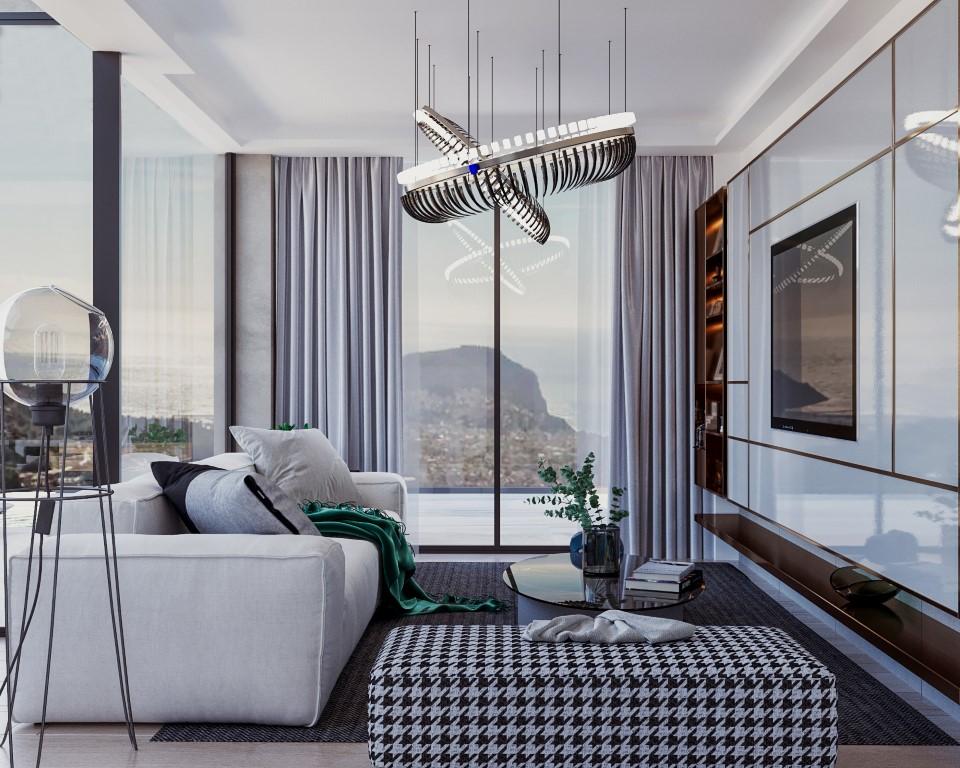 New design of villas with fortress and sea view, Tepe district - Umbrella Group - Photo 18