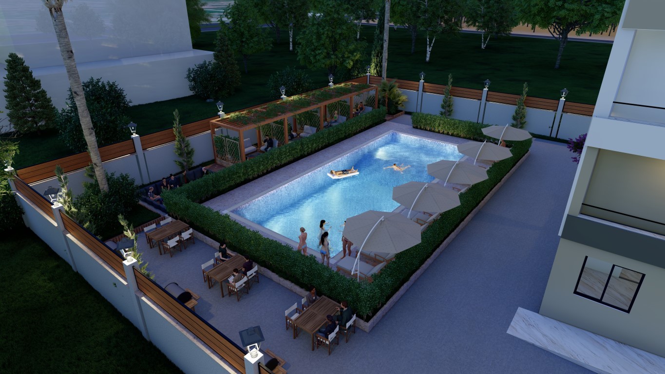 New project with one bedroom (1+1) apartments in Tomyuk district, Mersin - Umbrella Group - Photo 7