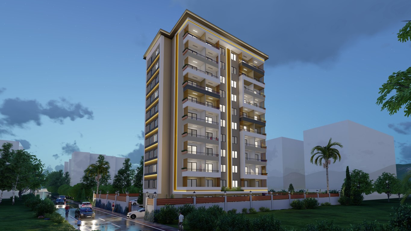 New project with one bedroom (1+1) apartments in Tomyuk district, Mersin - Umbrella Group - Photo 2