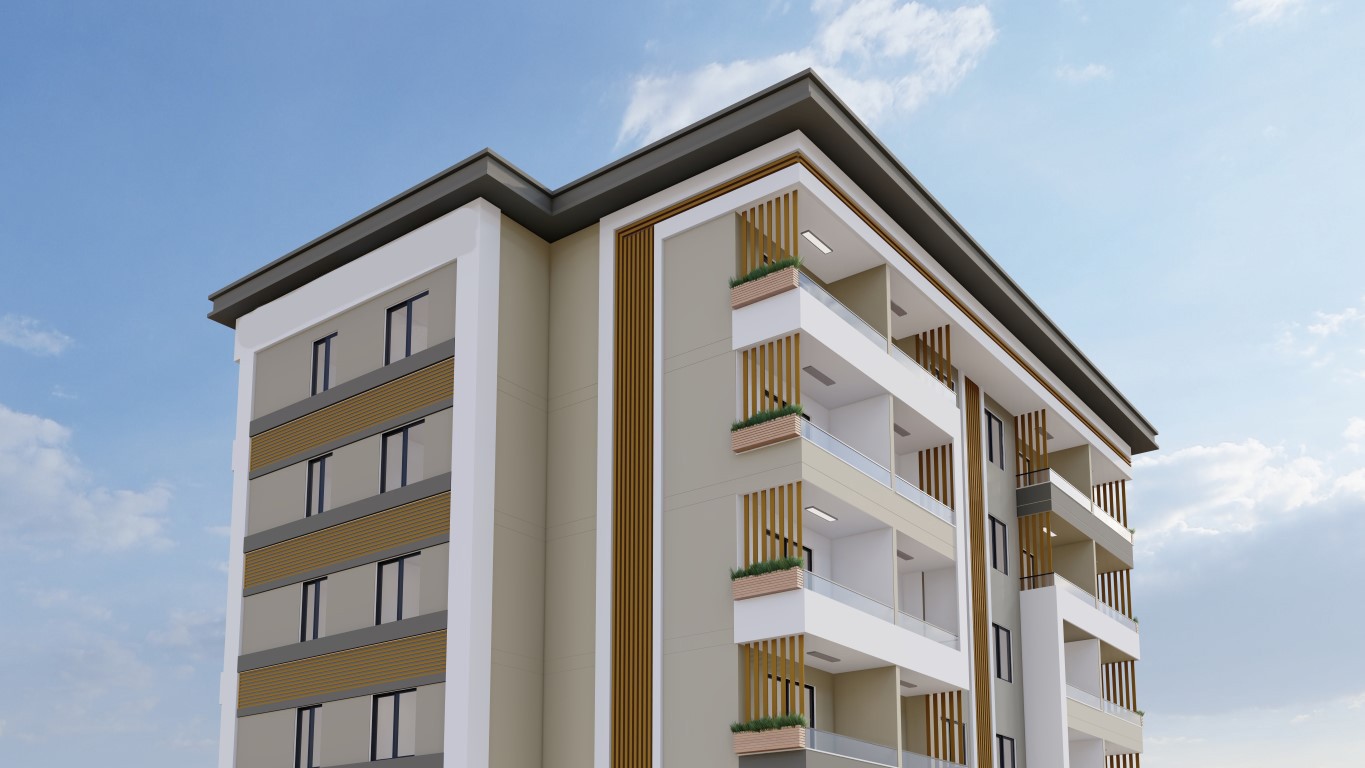 New project with one bedroom (1+1) apartments in Tomyuk district, Mersin - Umbrella Group - Photo 5