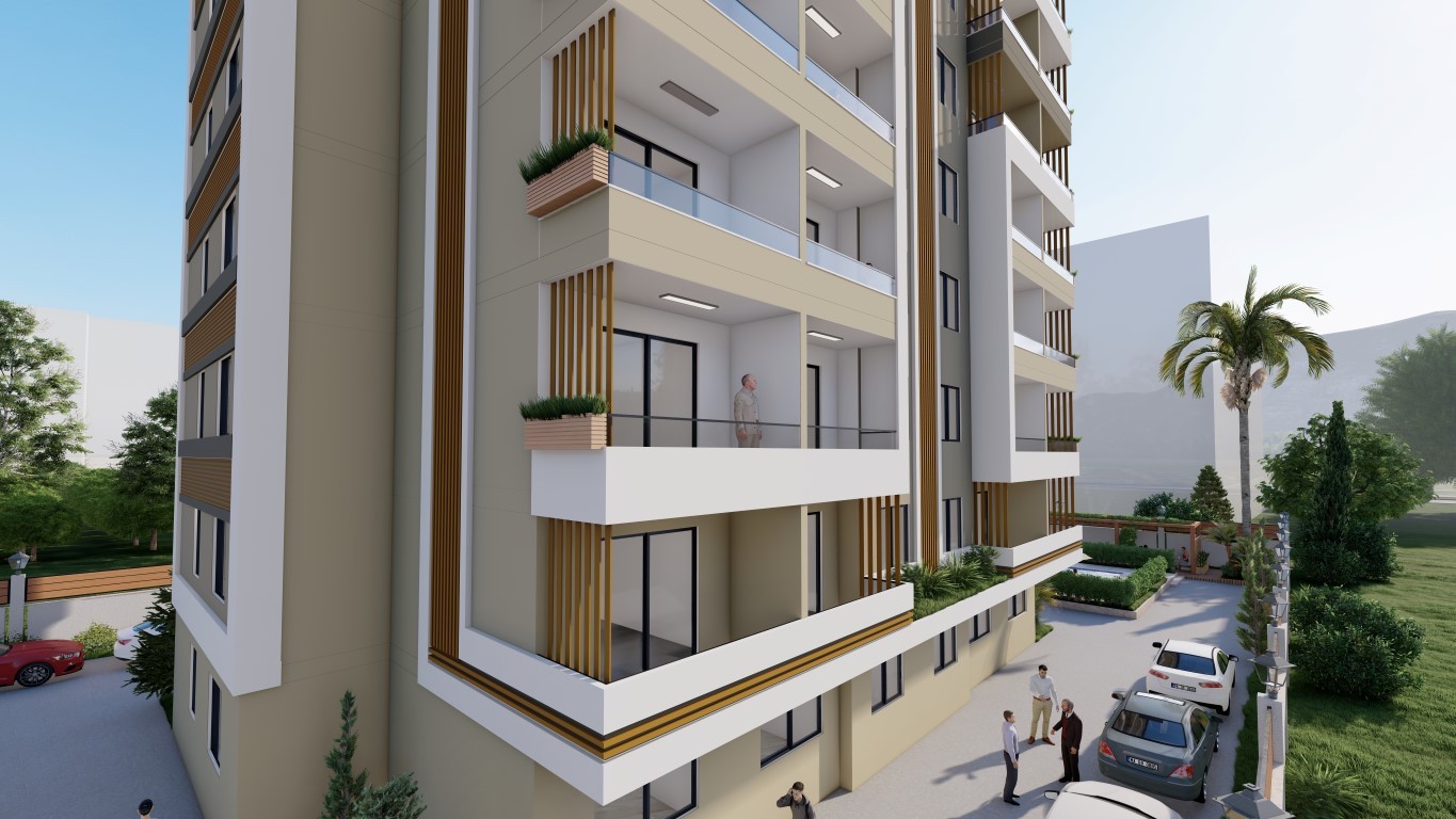 New project with one bedroom (1+1) apartments in Tomyuk district, Mersin - Umbrella Group - Photo 4