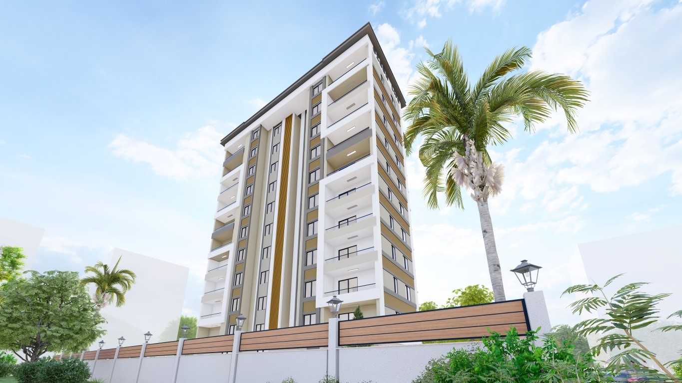 New project with one bedroom (1+1) apartments in Tomyuk district, Mersin - Umbrella Group - Photo 3