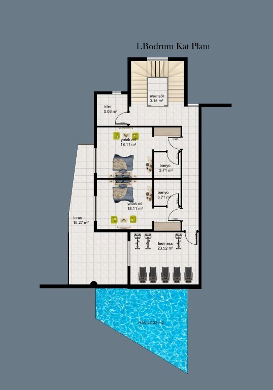 5+2 spacious villa with panoramic sea views - Umbrella Group - Photo 24