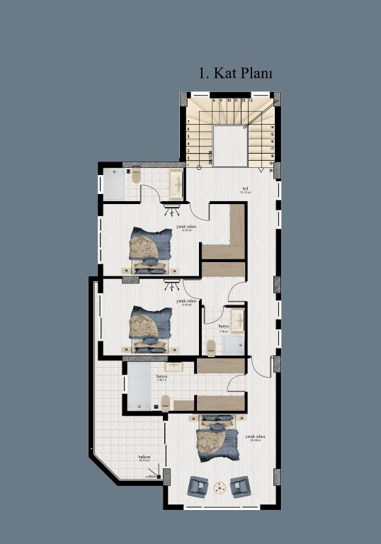 5+2 spacious villa with panoramic sea views - Umbrella Group - Photo 25