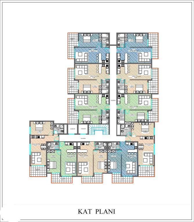 New complex in the center of Alanya, with 1+1 and 2+1 apartments - Umbrella Group - Photo 11