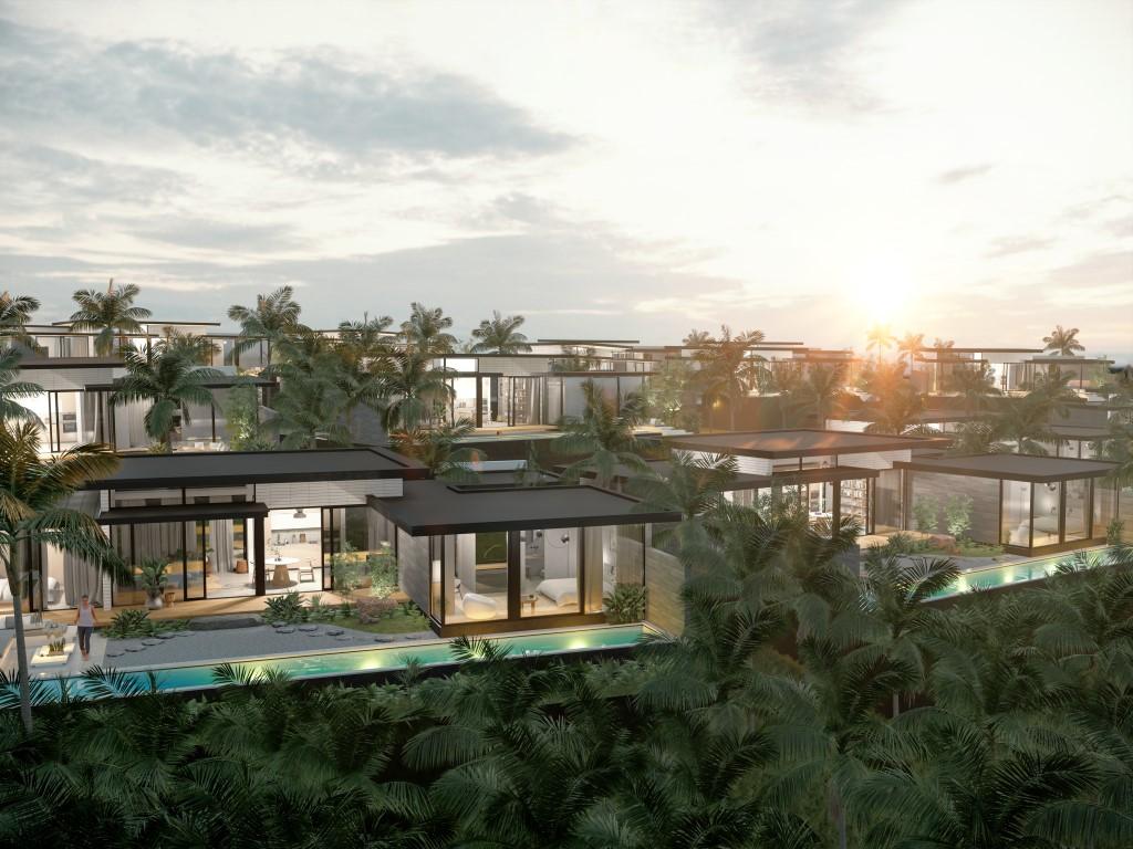 Complex villas in Bali in California style, located in the most popular area of Indonesia, Bukit - Umbrella Group