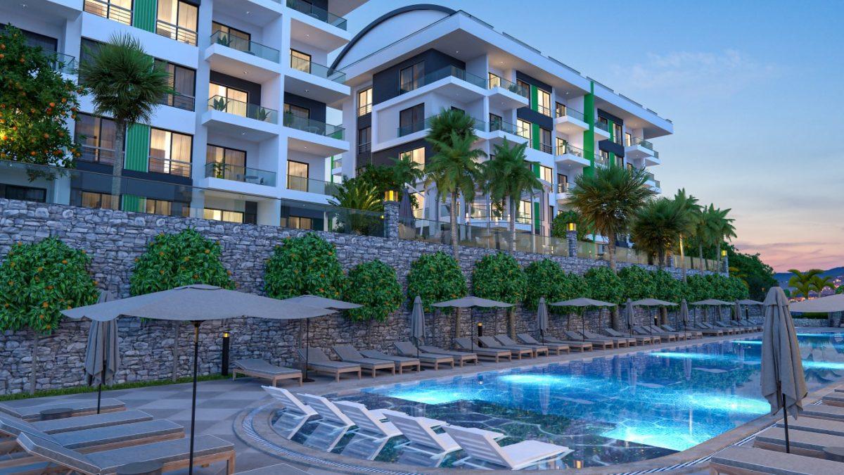 New project with panoramic view of the mountains, 200 m from the sea in the area of Kargyjak - Umbrella Group - Photo 11