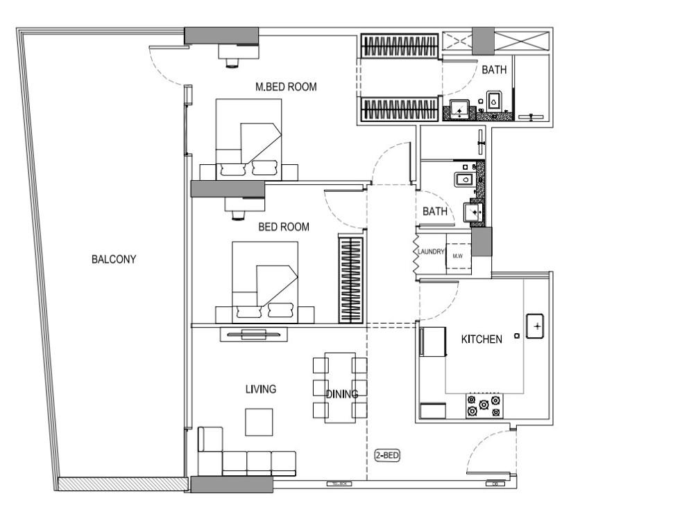 Modern residential complex Binghatti Emerald with 1+1, 2+1, 3+1 apartments in Dubai, UAE - Umbrella Group - Photo 9