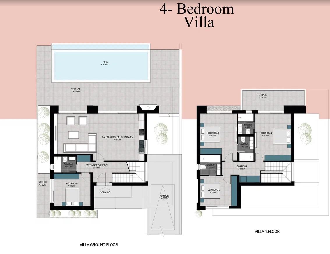 New design of villas and apartments in Northern Cyprus with sea view, Esentepe area - Umbrella Group - Photo 17