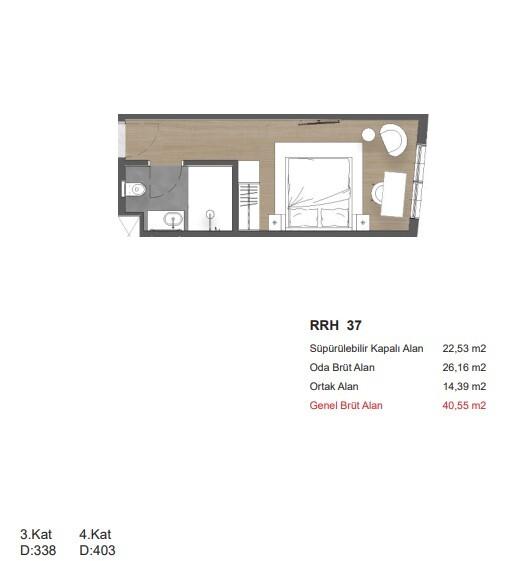 New project with hotel rooms and guaranteed income in Izmir - Umbrella Group - Photo 16