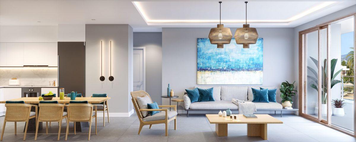 New design of villas and apartments in Northern Cyprus with sea view, Esentepe area - Umbrella Group - Photo 13