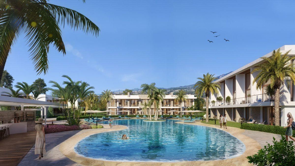 New design of villas and apartments in Northern Cyprus with sea view, Esentepe area - Umbrella Group - Photo 8