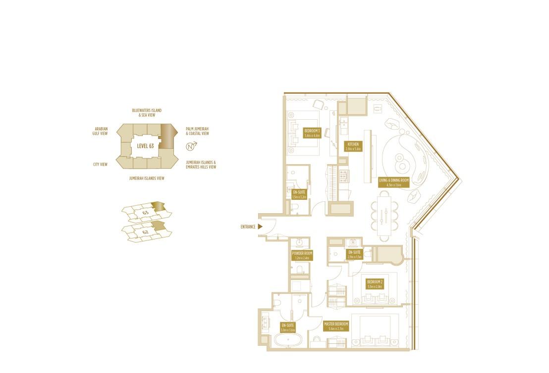 81-storey residential complex under construction with sea and city views in UAE, Dubai - Umbrella Group - Photo 29