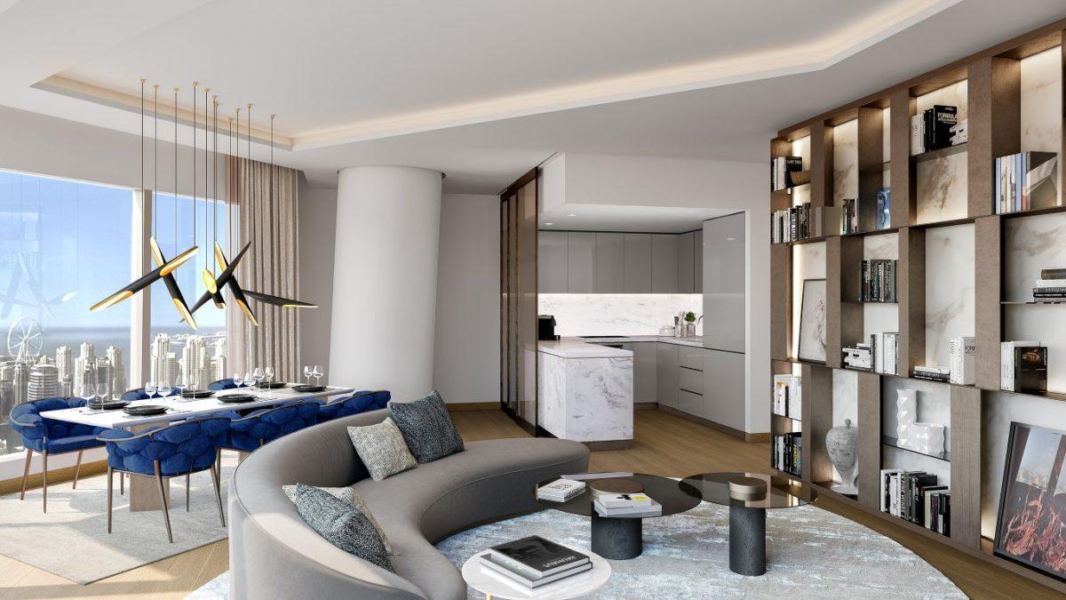 81-storey residential complex under construction with sea and city views in UAE, Dubai - Umbrella Group - Photo 21