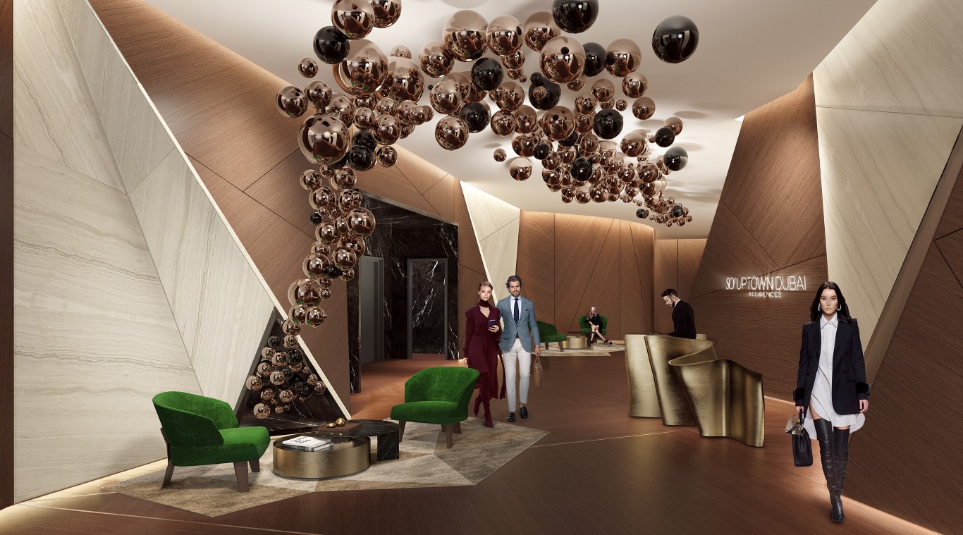 81-storey residential complex under construction with sea and city views in UAE, Dubai - Umbrella Group - Photo 13
