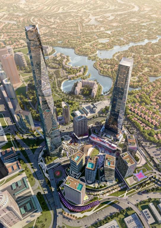 81-storey residential complex under construction with sea and city views in UAE, Dubai - Umbrella Group