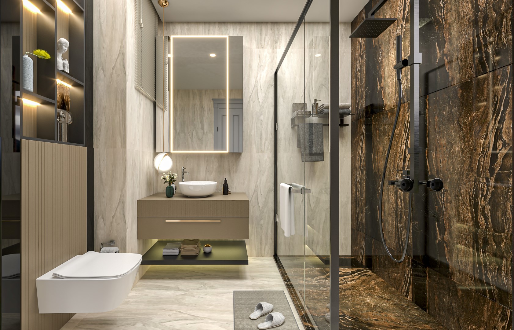 High-rise residential complex with 2+1 apartments in Mersin, Mezitli district - Umbrella Group - Photo 13