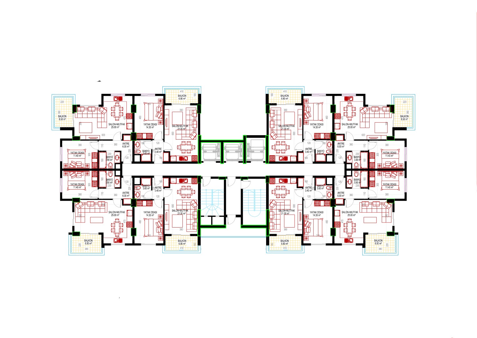 Investment residential complex with diverse infrastructure in Mahmutlar district - Umbrella Group - Photo 14