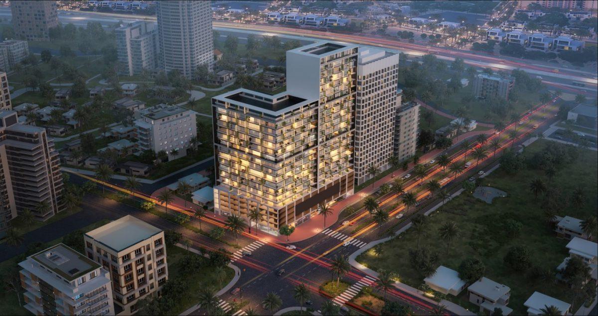 Modern residential complex Binghatti Emerald with 1+1, 2+1, 3+1 apartments in Dubai, UAE - Umbrella Group
