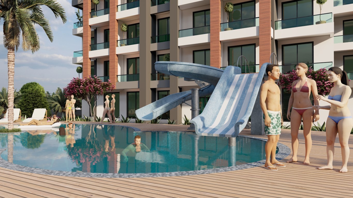 Investment residential complex 300 m from the sea in Mersin, Teja district - Umbrella Group - Photo 10