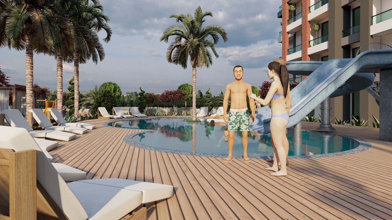 Investment residential complex 300 m from the sea in Mersin, Teja district - Umbrella Group - Photo 11