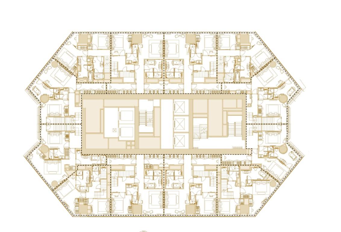 81-storey residential complex under construction with sea and city views in UAE, Dubai - Umbrella Group - Photo 28