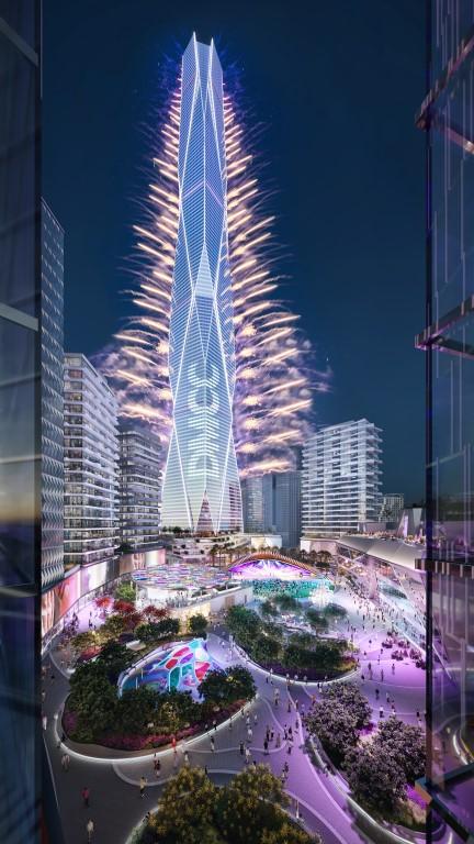 81-storey residential complex under construction with sea and city views in UAE, Dubai - Umbrella Group - Photo 7